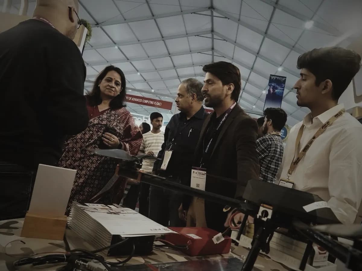 AlgoFET stand at Bengaluru Tech Summit 2023